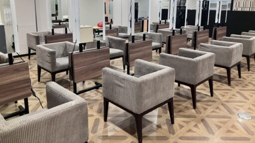 特注フラップ天板デスク