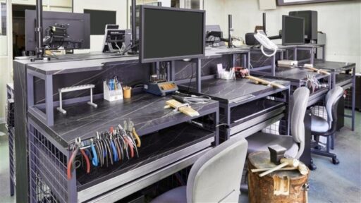 ジュエリー加工の特注作業台