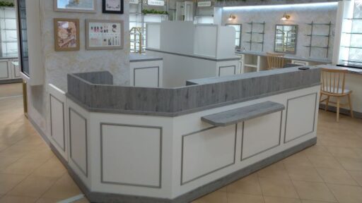 コスメショップ レジカウンター