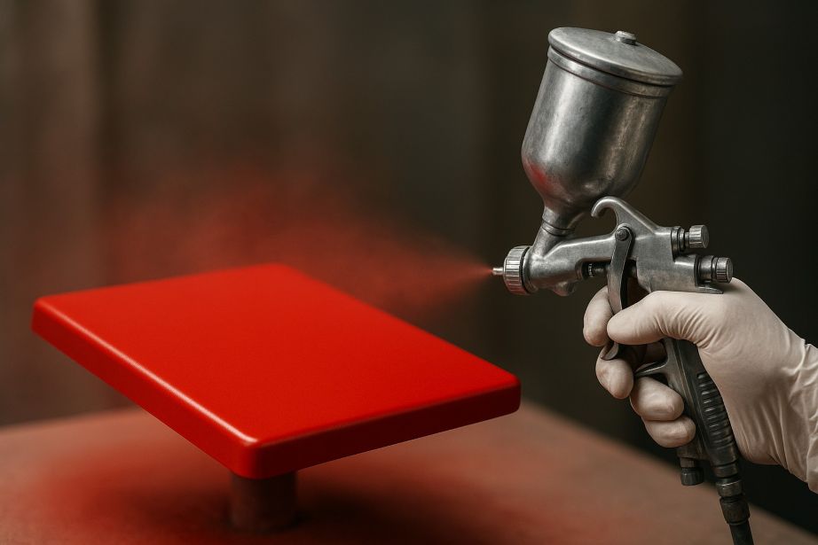 特注什器の仕上げ加工講座①|塗装・粉体塗装・メッキ・電着塗装の違いと選び方をプロが解説