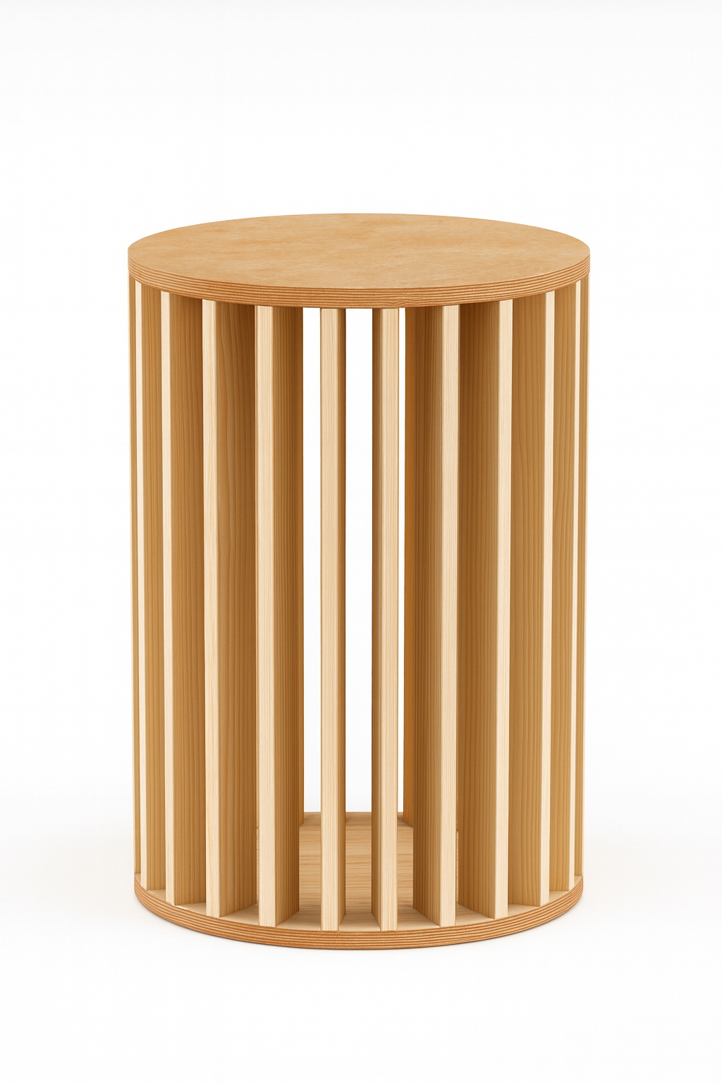 円柱型のショーケース